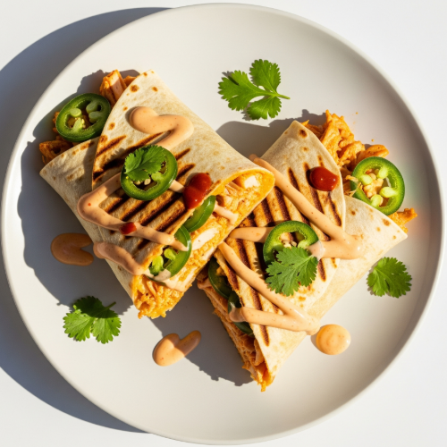 Chicken Bbq Kebab Wrap 