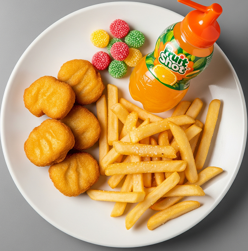 Kids 6 Pcs Nuggets & Chips 