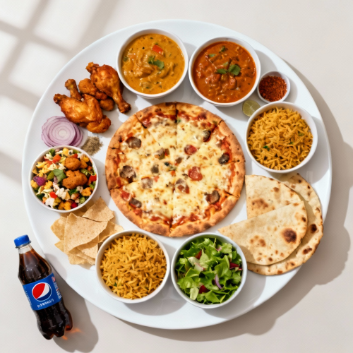 Set Meal C For 3 With Any 10" Pizza 