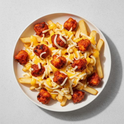 Chips, Cheese & Spicy Chicken 