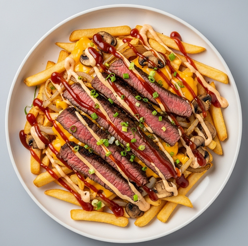 Mix South Indian Loaded Fries 